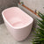 Ofuro 1200mm Extra Height Japanese Soaking Bath with Seat, Matte Light Pink - SPECIAL EDITION