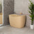 Ofuro 1200mm Extra Height Japanese Soaking Freestanding Bath with Seat, Matte Vanilla Beige - SPECIAL EDITION