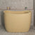 Ofuro 1200mm Extra Height Japanese Soaking Freestanding Bath with Seat, Matte Vanilla Beige - SPECIAL EDITION