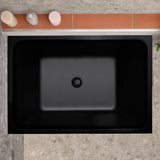Cubix Extra Height 1000mm Japanese Soaking Bathtub, Matte Black