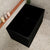 Cubix Extra Height 1100mm Japanese Soaking Bathtub, Matte Black
