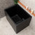 Hicube Multifit 1000mm Japanese Freestanding Bathtub with Seat, Matte Black