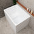 Hicube Multifit 1000mm Japanese Freestanding Bathtub with Seat, Matte White