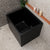 Hicube Multifit 900mm Japanese Freestanding Bathtub with Seat, Matte Black
