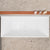 Cubix Square 1700mm Multifit Freestanding Bath, Gloss White