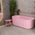Agora Groove 1700mm Fluted Oval Freestanding Bath, Matte Pink - SPECIAL EDITION