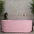 Agora Groove 1700mm Fluted Oval Freestanding Bath, Matte Pink - SPECIAL EDITION