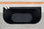 Agora Groove 1500mm Fluted Oval Freestanding Back to Wall Bath, Matte Black *Clearance Stock*
