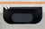 Agora Groove 1500mm Fluted Oval Freestanding Back to Wall Bath, Matte Black