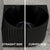 Agora Groove 1500mm Fluted Left Corner Freestanding Bath, Matte Black