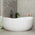Wave Oval 1800mm Wide Freestanding Bath, Gloss White