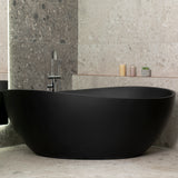 **Clearance Stock** Nami Oval 1800mm Wide Freestanding Bath, Matte Black