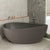 Nami Oval 1800mm Wide Freestanding Bath, Matte Charcoal Grey - SPECIAL EDITION