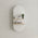 Pill Oval 400mm x 900mm Mirrored Shaving Cabinet, Matte White