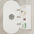 Pill Oval 500mm x 1000mm Mirrored Shaving Cabinet, Matte White