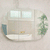 Pill Oval 1200mm x 750mm Mirrored Shaving Cabinet, Matte White