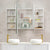 Pill Oval 1200mm x 750mm Mirrored Shaving Cabinet, Matte White