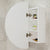 Pill Oval 1200mm x 750mm Mirrored Shaving Cabinet, Matte White