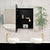 Pill Oval 1800mm x 900mm Mirrored Shaving Cabinet, Matte Black