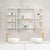 Pill Oval 1800mm x 900mm Mirrored Shaving Cabinet, Matte White