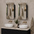 Retti Rectangular 450mm x 750mm Mirrored Shaving Cabinet, Matte Black