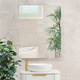 Retti Rectangular 600mm x 750mm Mirrored Shaving Cabinet, Matte White