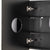 Retti Rectangular 900mm x 750mm Mirrored Shaving Cabinet, Matte Black