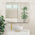 Retti Rectangular 900mm x 750mm Mirrored Shaving Cabinet, Matte White
