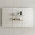 Retti Rectangular 1200mm x 750mm Mirrored Shaving Cabinet, Matte White