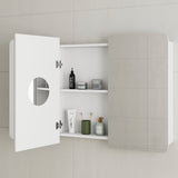 *Clearance Stock* Retti Rectangular 1200mm x 750mm Mirrored Shaving Cabinet, Matte White