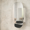 Riri Oblong 500mm x 900mm Mirrored Shaving Cabinet, Matte White