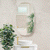Riri Oblong 500mm x 900mm Mirrored Shaving Cabinet, Matte White