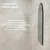 Arco Arch 700mm x 1000mm Mirrored Shaving Cabinet, Matte Black