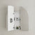 Arco Arch 1000mm x 1000mm Mirrored Shaving Cabinet, Matte White