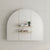 Arco Arch 1150mm x 1000mm Mirrored Shaving Cabinet, Matte Black