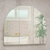 Arco Arch 1150mm x 1000mm Mirrored Shaving Cabinet, Matte White