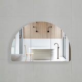 *Clearance* Arco Arch 1200mm x 800mm Mirrored Shaving Cabinet, Matte White