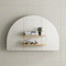 Arco Arch 1200mm x 800mm Mirrored Shaving Cabinet, Matte White
