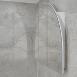 Arco Arch 1500mm x 1000mm Mirrored Shaving Cabinet, Matte White