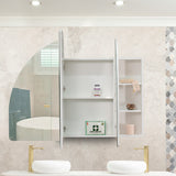 Arco Arch 1500mm x 1000mm Mirrored Shaving Cabinet, Matte White