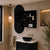 Pill Oval 600mm x 1200mm Frontlit LED Mirrored Shaving Cabinet, Matte Black