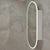 Pill Oval 600mm x 1200mm Frontlit LED Mirrored Shaving Cabinet, Matte White