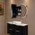 Pill Oval 1200mm x 750mm Frontlit LED Mirrored Shaving Cabinet, Matte Black