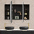 Pill Oval 1500mm x 900mm Frontlit LED Mirrored Shaving Cabinet, Matte Black