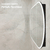 Pill Oval 1800mm x 900mm Frontlit LED Mirrored Shaving Cabinet, Matte Black