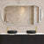 Pill Oval 1800mm x 900mm Frontlit LED Mirrored Shaving Cabinet, Matte Black