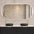 Pill Oval 1800mm x 900mm Frontlit LED Mirrored Shaving Cabinet, Matte Black