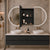Pill Oval 1800mm x 900mm Frontlit LED Mirrored Shaving Cabinet, Matte Black