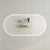 Pill Oval 1800mm x 900mm Frontlit LED Mirrored Shaving Cabinet, Matte White