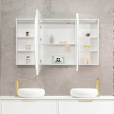 Pill Oval 1800mm x 900mm Frontlit LED Mirrored Shaving Cabinet, Matte White